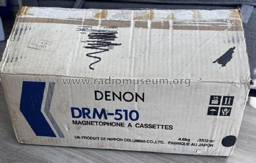 Precision Audio Component/Stereo Cassette Tape Deck DRM-510; Denon Marke / brand (ID = 2974341) R-Player