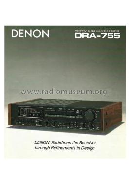 Solid State AV Receiver DRA-755; Denon Marke / brand (ID = 2582873) Radio