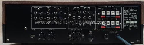 Solid State Stereo Integrated Amplifier PMA-700Z; Denon Marke / brand (ID = 3134655) Ampl/Mixer
