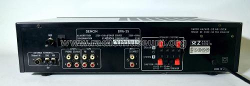 Precision audio component / tuner amp DRA-35; Denon Marke / brand (ID = 2328103) Radio