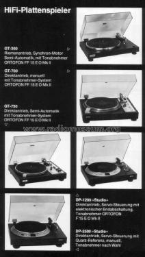 Studio Direct Drive Record Player DP-1200; Denon Marke / brand (ID = 1604070) Ton-Bild