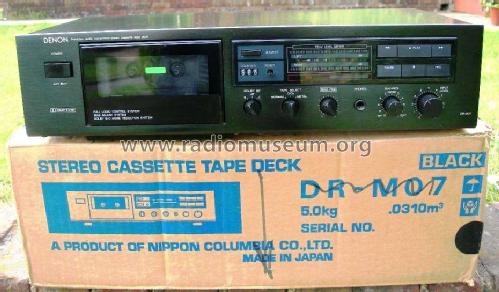 Precision audio component / stereo cassette tape deck DR-M07; Denon Marke / brand (ID = 362064) R-Player