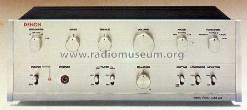 Solid State Integrated Amplifier PMA-300ZA; Denon Marke / brand (ID = 662057) Ampl/Mixer