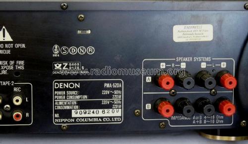 Precision Audio Component / Integrated Stereo Amplifier PMA-520A; Denon Marke / brand (ID = 626048) Ampl/Mixer