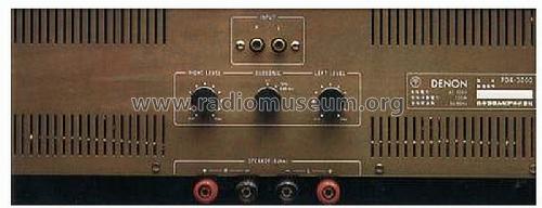Precision audio component / stereo power amplifier POA-3000; Denon Marke / brand (ID = 661345) Ampl/Mixer