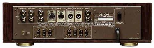 Precision Audio Component / Stereo Pre-Amplifier PRA-2000RG; Denon Marke / brand (ID = 662211) Ampl/Mixer