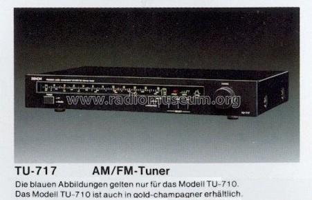 Precision audio component / LW-MW-FM stereo tuner TU-710; Denon Marke / brand (ID = 561321) Radio