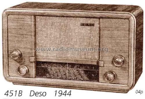 451B; Deso, Dewald & Sohn, (ID = 1526) Radio