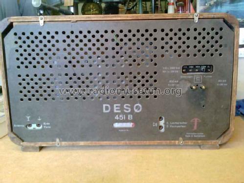 451B; Deso, Dewald & Sohn, (ID = 702275) Radio