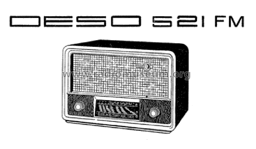 521FM; Deso, Dewald & Sohn, (ID = 2033042) Radio