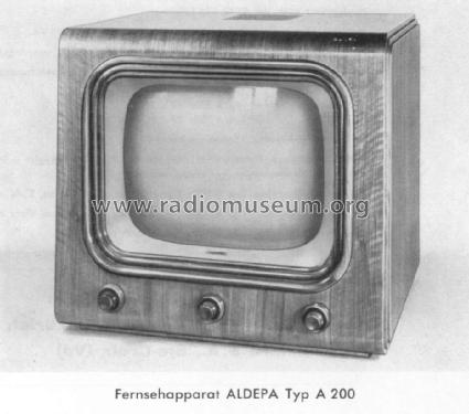 Aldepa A-200; Deso, Dewald & Sohn, (ID = 1034738) Television