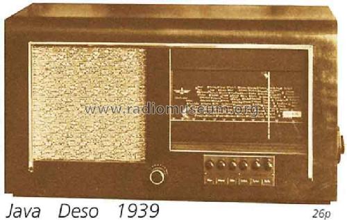 Java 4022; Deso, Dewald & Sohn, (ID = 1505) Radio