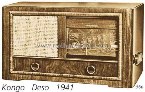 Kongo E42; Deso, Dewald & Sohn, (ID = 1515) Radio