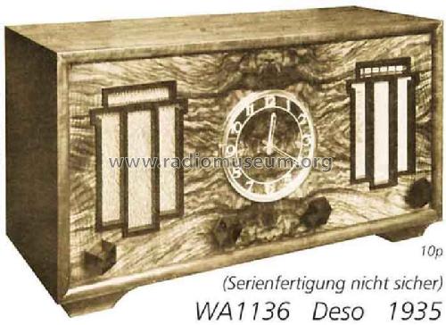WA1136; Deso, Dewald & Sohn, (ID = 1490) Radio