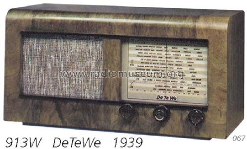 913W; DeTeWe (ID = 199) Radio