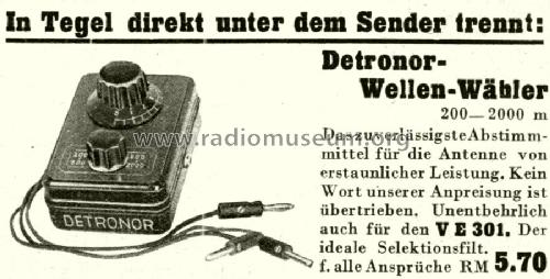 Detronor ; Detex-Radio J.P. (ID = 1702408) mod-past25