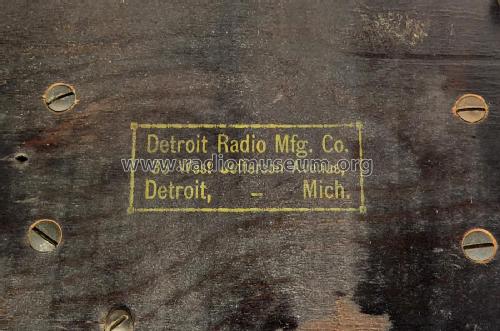 Silvertone Model A; Detroit Radio Mfg. (ID = 2880499) Crystal