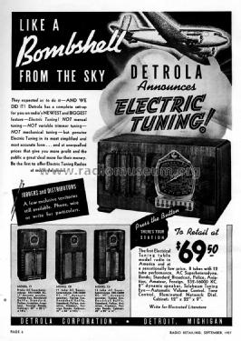 C1 175 Series; Detrola; Detroit MI (ID = 1022981) Radio