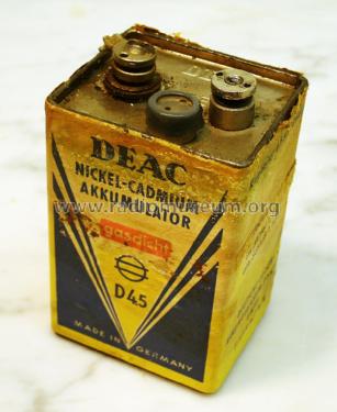 Nickel-Cadmium Akkumulator D 4.5; DEAC, Deutsche (ID = 1296631) Power-S