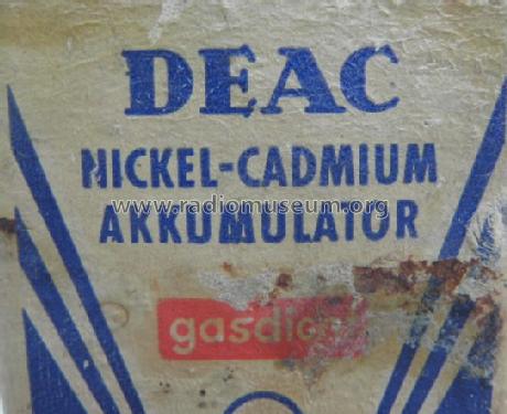 Nickel-Cadmium Akkumulator D 4.5; DEAC, Deutsche (ID = 1483300) Power-S