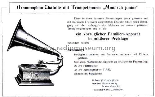 Grammophon-Chatulle Monarch Junior; Deutsche Grammophon- (ID = 460027) TalkingM