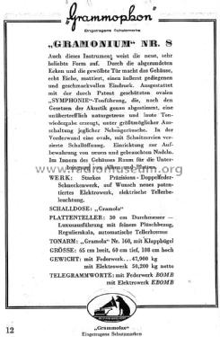 Gramonium Nr. 8; Deutsche Grammophon- (ID = 2854395) TalkingM