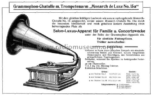 Monarch de Luxe No. 15a; Deutsche Grammophon- (ID = 460097) TalkingM