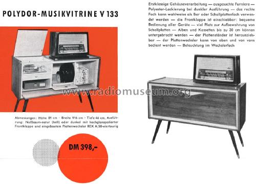Polydor-Musikvitrine V133; Deutsche Grammophon- (ID = 1328724) Sonido-V