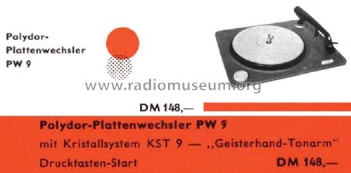 Polydor Plattenwechsler PW9; Deutsche Grammophon- (ID = 1328938) R-Player