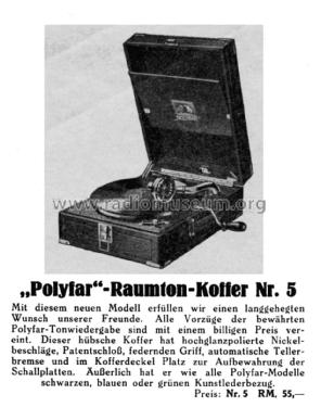 Polyfar-Raumton-Koffer Nr. 5; Deutsche Grammophon- (ID = 1552094) TalkingM