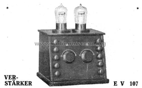 NF-Verstärker EV107; Deutsche Radiophon (ID = 660463) Ampl/Mixer