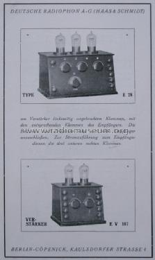 NF-Verstärker EV107; Deutsche Radiophon (ID = 866769) Ampl/Mixer