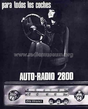 2800; de Wald; Barcelona (ID = 1374049) Car Radio