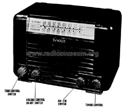 C-800 ; DeWald Radio Mfg. (ID = 711733) Radio