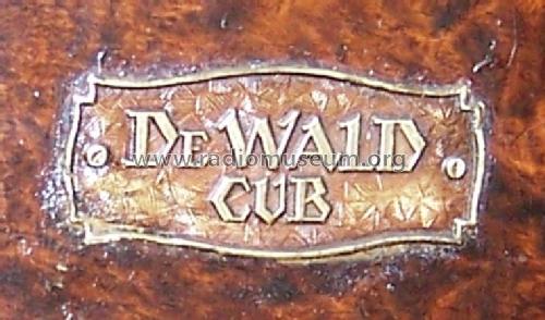 Cub Companion; DeWald Radio Mfg. (ID = 988959) Radio