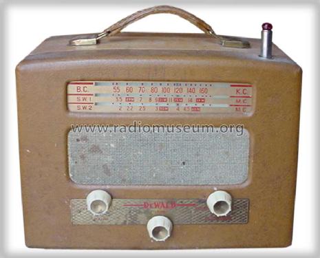 D-508 ; DeWald Radio Mfg. (ID = 237912) Radio