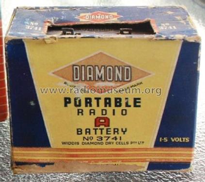 Diamond 1½ Volt 'A' Battery 3741; Diamond brand, (ID = 2689805) Power-S