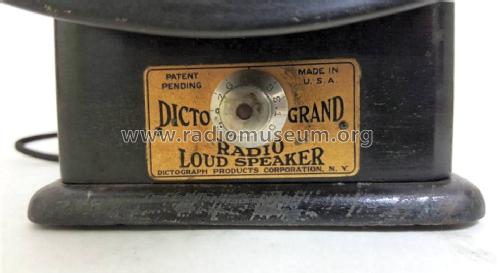 Dictogrand R-3; Dictograph Products (ID = 2155400) Speaker-P