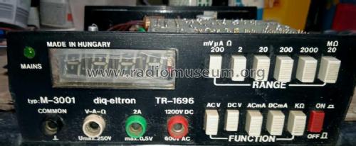 LED Multimeter M-3001/ TR-1696; Dig-eltron brand, (ID = 2733905) Equipment