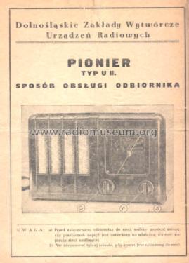 Pionier U2; Unitra DIORA - (ID = 257855) Radio