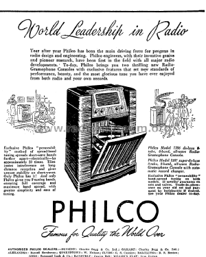 Philco 1207; Dominion Radio & (ID = 2757363) Radio