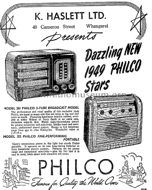 Philco 352; Dominion Radio & (ID = 2757622) Radio