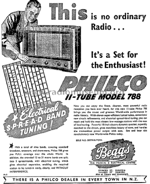 Philco 788A; Dominion Radio & (ID = 2755052) Radio