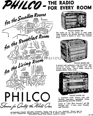 Philco 818; Dominion Radio & (ID = 2756427) Radio