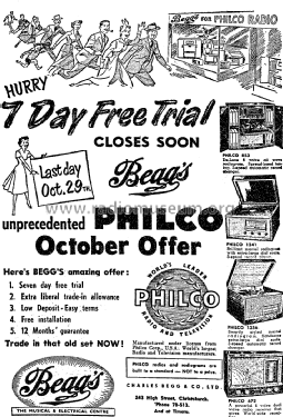 Philco 853; Dominion Radio & (ID = 2759196) Radio