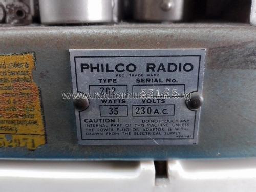 Philco 202; Dominion Radio & (ID = 2873963) Radio