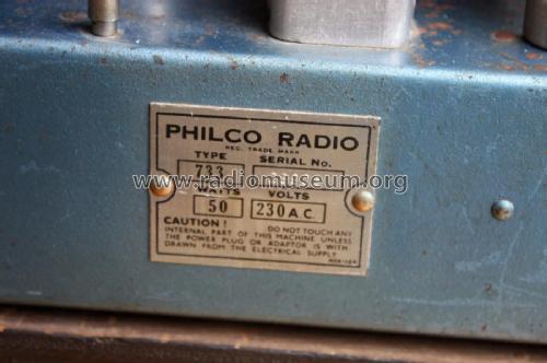 Philco 733; Dominion Radio & (ID = 2962075) Radio