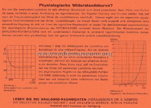 Potentiator PD ; Dralowid-Werk (ID = 1455741) Radio part