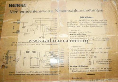 Divisor ; Dralowid-Werk (ID = 150027) Aliment.