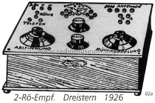 2-Röhrengerät ; Dreistern Phönix, (ID = 1544) Radio